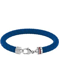Tommy Hilfiger Herren Armband "SS24 SILICONE, 2790553, 2790554, 2790555, 2790556", Silikon-Edelstahl, blau, Silikon, Edelstahl, Armbänder, mit Emaille