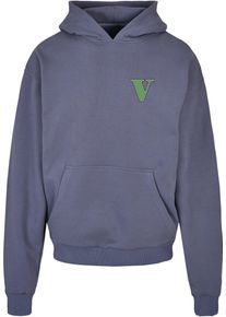 Merchcode Herren Kapuzensweatshirt "Merchcode Herren Grand Collage Ultra Heavy Hoody", blau, Gr. M, bedruckt, 100% Baumwolle, Sweatshirts