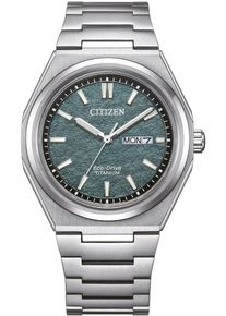Citizen Damen Solaruhr, silber, Armbanduhren, Armbanduhr, Herrenuhr, Damenuhr, Titan, Saphirglas, Datum