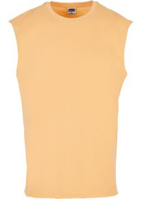 Urban Classics Herren T-Shirt "Urban Classics Herren Open Edge Sleeveless Tee", orange, casual, Gr. XXXL, unifarben, 100% Baumwolle, Shirts