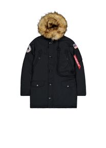 Damen Winterjacke "Alpha Industries Women - Cold Weather Jackets Polar Jacket Women", schwarz, Gr. L, Alpha Industries, Obermaterial: 53% Nylon, 47%