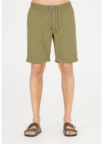 CRUZ Herren Shorts "Gilchrest", grün, casual, Gr. S, unifarben, 100% Baumwolle, Hosen, mit praktischen Seitentaschen
