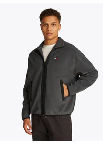 Herren Fleecejacke "TJM RLX FZ POLAR FLEECE EXT", schwarz, casual, Gr. 4XL, Tommy Jeans PLUS, Fleece, Obermaterial: 100% Polyester, Jacken, Große