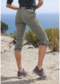 Vivance ACTIVE Damen Caprileggings, Gr. 34, grün, Obermaterial: 95% Polyamid, 5% Elasthan, unifarben, casual, Hosen, mit praktischen Taschen