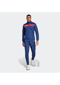 Herren Trainingsanzug "TIRO ES TS", blau, sportlich, Gr. S, adidas Performance, Obermaterial: 100% Polyester, Sportanzüge