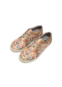 DOGO Damen Sneaker "Cord Best Memories Damen Sneaker / Female", Gr. 36, bunt, Lederimitat, Schuhe, Vegan