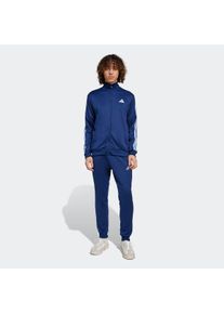 Herren Trainingsanzug "M 3S FT TT TS", blau, sportlich, Gr. M, adidas Sportswear, Obermaterial: 100% Polyester, Sportanzüge, drei Streifen Tracksuit