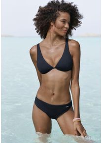 Venice Beach Damen Bügel-Bikini-Top "Lucky", schwarz, Gr. 36, Strukturmuster, Recycling-Polyamid, Bikini-Oberteile, aus gerippter Strukturware