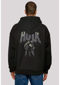 F4NT4STIC Herren Kapuzenpullover "Marvel Hulk Punch Logo Fist", schwarz, casual, Gr. L, Obermaterial: 100% Baumwolle, Pullover, Print