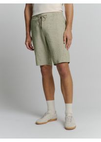 NO EXCESS Herren Chinohose "NO EXCESS Leinen Shorts", grün, Gr. S, 55% Leinen, 45% Baumwolle, Hosen