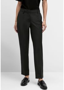 Cinque Damen Anzughose "CIHAMELIN", schwarz, casual, Gr. 34, unifarben, Web, Obermaterial: 53% Polyamid, 43% Schurwolle, 4% Elasthan, Hosen, Mit