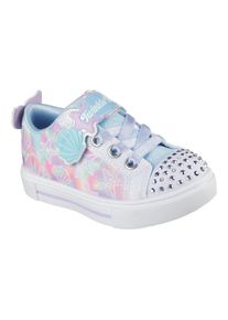 Skechers Kinder Lauflernschuh "TWINKLE SPARKS LIGHTS", Gr. 24, bunt, Lederimitat, modisch, Schuhe, Sneaker,Blink,-Klettschuh mit Glitzer,