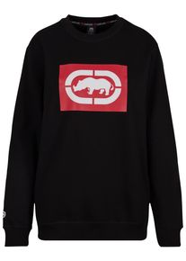Ecko Unltd. Herren Rundhalspullover "Ecko Unltd. Pullover Ecko Unltd. Base Sweatshirt Black", schwarz, casual, Gr. S, mehrfarbig, 80% Baumwolle, 20%