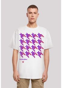 F4NT4STIC Herren T-Shirt "Hahnentritt Pink", weiß, casual, Gr. XL, Obermaterial: 100% Baumwolle, Shirts, Print