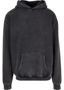 Urban Classics Herren Kapuzensweatshirt "Urban Classics Herren Acid Washed Hoody", schwarz, Gr. L, unifarben, 70% Baumwolle, 30% Polyester,