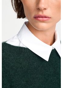 RICHROYAL Damen Rundhalspullover, grün, casual, Gr. XS, Strick, Obermaterial: 43% Polyacryl, 30% Polyamid, 15% Alpaka, 9% Nylon, 3% sonstige Fasern,