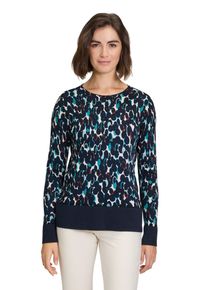 Betty Barclay Damen Strickpullover "Betty Barclay Feinstrickpullover langarm", blau, feminin, Gr. 38, Strick, Obermaterial: 80% Viskose, 20%