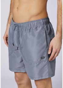 Chiemsee Herren Badeshorts "Swim Shorts", grau, sportlich, Gr. S, Obermaterial: 100% Polyester, Badehosen
