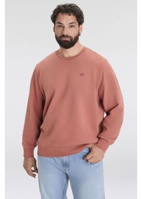 LEVI'S® PLUS LEVI'S PLUS Herren Sweatshirt "BIG ORIGINAL HM CREW", rot, casual, Gr. XL, Sweatware, Obermaterial: 100% Baumwolle, Sweatshirts, mit Batwing-Logobadge