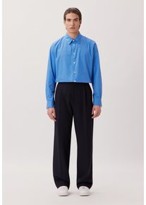 Herren Businesshemd "Studio", blau, Gr. XL, STUDIO SEIDENSTICKER, unifarben, 100% Baumwolle, Hemden, Regular Langarm Kentkragen Uni