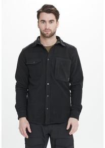 WHISTLER Herren Fleeceshirt "Enzo", schwarz, casual, Gr. XXL, unifarben, 100% Polyester, Shirts, in kuscheligem Design