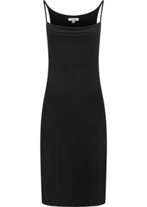 Ragwear Damen Sommerkleid "Saturia", schwarz, casual, Gr. XS, Material: 48% Viskose, 47% Polyester, 5% Elasthan, Kleider, Knielanges, leichtes