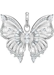 Thomas Sabo Damen Schmetterlings-Anhänger "Butterfly Paradise Anhänger, PE984-051-14, PE984-414-14", Silber 925 (Sterlingsilber), 11,04 g, bunt,