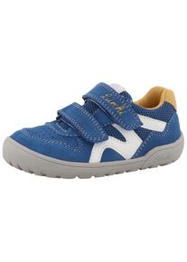 Lurchi Kinder Barfußschuh "Jamin, Barefoot", Gr. 28, bunt, Veloursleder, Lederimitat, Textil, kontrastfarbene Details, casual, Schuhe, Klettschuh,