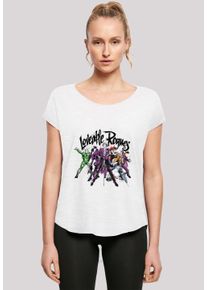 F4NT4STIC Damen T-Shirt "DC Comics Batman Loveable Rogues", weiß, casual, Gr. M, Obermaterial: 100% Baumwolle, Shirts, Damen,Premium