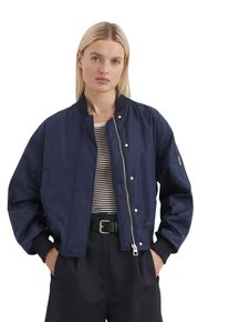 Marc O'Polo MARC O'POLO Damen Blousoncloudless night, casual, Gr. 40, Obermaterial: 100% Polyester. Futter: 100% Polyester, Jacken, mit mattem Glanz und feiner