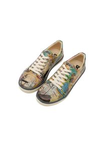 DOGO Damen Sneaker "Sneaker Ancient Tales Damen Sneaker / Female", Gr. 37, bunt, Lederimitat, Schuhe, Vegan