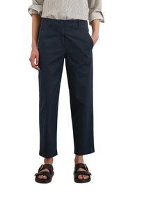 Marc O'Polo MARC O'POLO Damen Chinohose "aus Organic Cotton-Stretch-Twill", blau, casual, Gr. 34, unifarben, Obermaterial: 97% Baumwolle, 3% Elasthan; Futter: