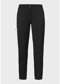 Schöffel SCHÖFFEL Damen Outdoorhose "Hiking Pants Style Blaustein WMS", schwarz, sportlich, Gr. 38, Oberstoff: 86% Nylon 14% Elasthan, Hosen