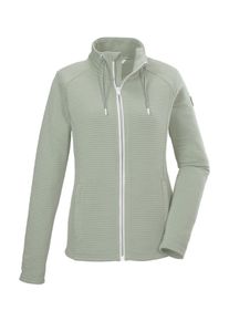 Killtec Damen Strickjacke "KOS 24 WMN FLX JCKT", grau, sportlich, Gr. 36, Oberstoff: 100% Polyester, Strickjacken, Damenjacke mit Comfort-Stretch und
