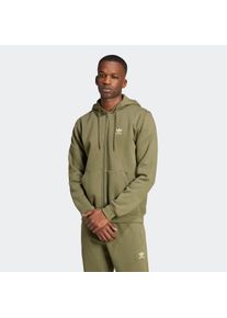 Herren Kapuzensweatshirt "ESS FZ HD", grün, sportlich, Gr. S, adidas originals, Obermaterial: 70% Baumwolle, 30% Polyester, Sweatshirts, Full Zip