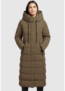 Khujo Damen Steppmantel "TYNSE", braun, casual, Gr. S, unifarben, Web, Obermaterial: 100% Polyester. Futter: 100% Polyester. Wattierung: 100%
