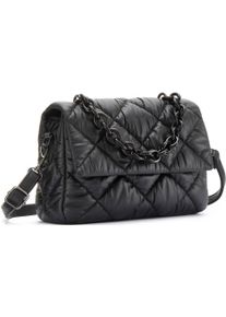 Vivance Damen Umhängetasche "Henkeltasche", schwarz, Lederimitat, unifarben, leicht glänzend, Taschen, Minibag, Handtasche, Schultertasche, Crossbody