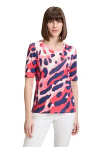 Betty Barclay Damen Kurzarmshirt "Betty Barclay Basic Shirt mit Print", bunt, casual, Gr. 40, Obermaterial: 50% Baumwolle, 50% Modal., Shirts,