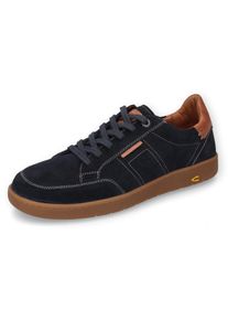 Camel Active Herren Sneaker, Gr. 42, blau, Veloursleder, casual, Schuhe, Retro Sneaker, Schnürschuh mit Ziernähten
