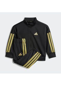 Kinder Trainingsanzug "I 3S TR TS 205", schwarz, sportlich, Gr. 98, adidas Sportswear, Obermaterial: 100% Polyester, Sportanzüge