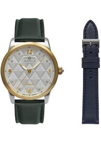Zeppelin Damen Quarzuhr "Grace", grün, Armbanduhren, Armbanduhr, Damenuhr, Made in Germany, Edelstahlarmband