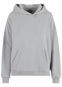 Urban Classics Damen Kapuzenpullover "Urban Classics Ladies Light Terry Oversized Hoodie", grau, casual, Gr. S, unifarben, 70% Baumwolle, 30%