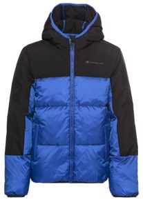 Champion Kinder Winterjacke, blau, Gr. L, Obermaterial: 100% Polyamid. Obermaterial 2: 100% Polyester. Futter: 100% Polyamid. Wattierung: 100%