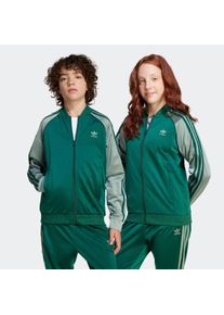 Kinder Trainingsjacke "SST TRACK TOP", grün, sportlich, Gr. 170, adidas originals, Obermaterial: 100% Polyester, Jacken, Superstar