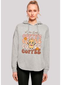 F4NT4STIC Damen Kapuzenpullover "Mothers Day Coffee Lover Mom", grau, casual, Gr. L, Obermaterial: 100% Baumwolle, Pullover, Premium Qualität