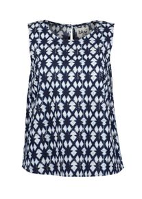 Blue Seven Damen Klassische Bluse "Blue Seven Bluse", blau, Basic, Gr. 40, 100% Baumwolle, Blusen
