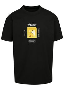 MisterTee Herren T-Shirt "MisterTee Unisex Catch Em 2.0 Oversize Tee", schwarz, casual, Gr. L, unifarben, 100% Baumwolle, Shirts