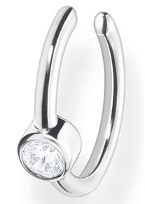 Thomas Sabo Damen Ohrklemme "Ohrklemme weißer Stein, EC0018-051-14, EC0018-414-14", Silber 925 (Sterlingsilber), bunt, Silber 925 (Sterlingsilber),