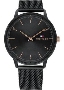 Tommy Hilfiger Herren Quarzuhr "Casual", schwarz, Armbanduhren, Armbanduhr, Herrenuhr, analog