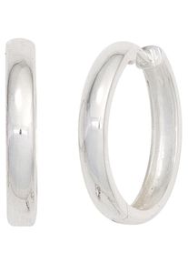 Jobo Damen Paar Creolen, Silber 925 (Sterlingsilber), silber, Silber 925 (Sterlingsilber), Ohrringe, 925 Silber